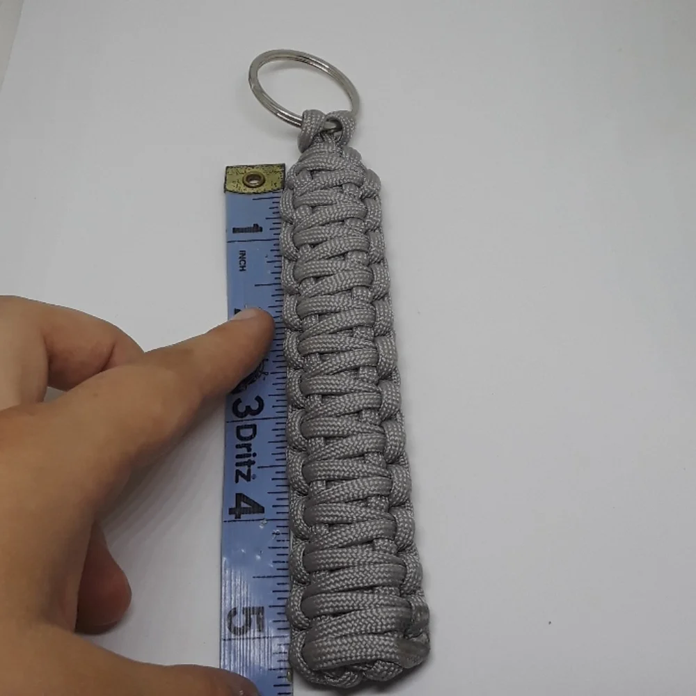 double layer 550 paracord keychain